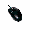 Logitech Black 3-button Scroll-wheel Mouse